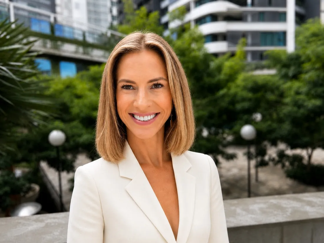Sophie Dugan, founder of Altara Clinics, outdoors in soft daylight
